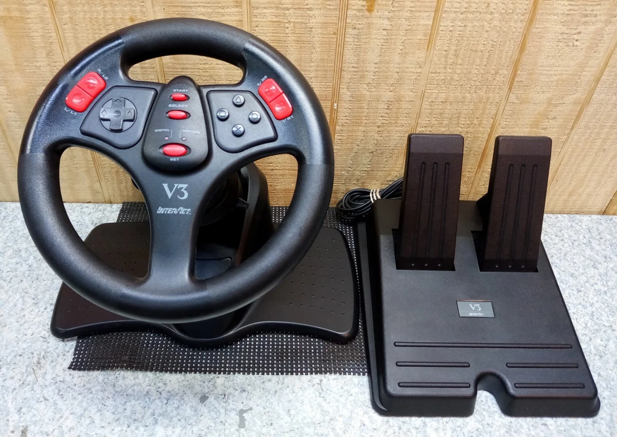 Playstation 1 steering best sale wheel