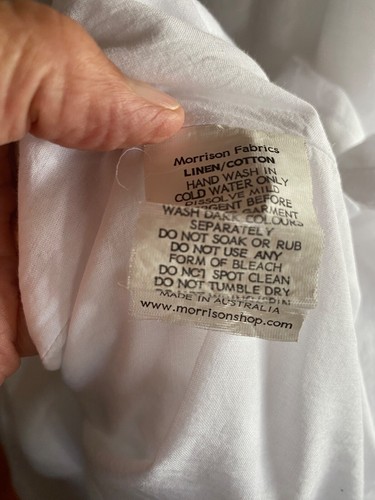 Morrison white linen smock dress Size S - Picture 17 of 17