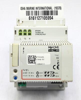 Legrand Bticino F418IN Myhome Scs Dimmer Electronic Transformers BT-F418IN