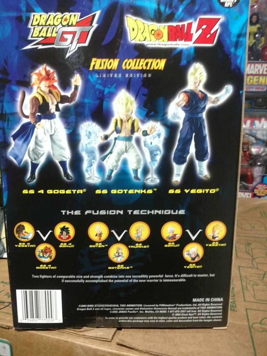 Dragon Ball Z Fusion Collection 4体セット Dragon Ball Z GT Fusion collection SS4 Gogeta Produced by Jakks