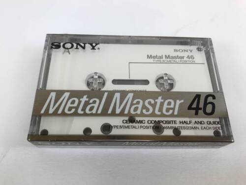 Sony Metal Master 46 Minutes Cassette Tape Ceramic Half Metal Position New - 第 1/4 張圖片