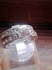 925 sterling silver wedding ring set