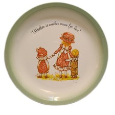 Holly Hobbie 1972 Plate 'Mother is Another Name for Love" Made In USA Vintage
