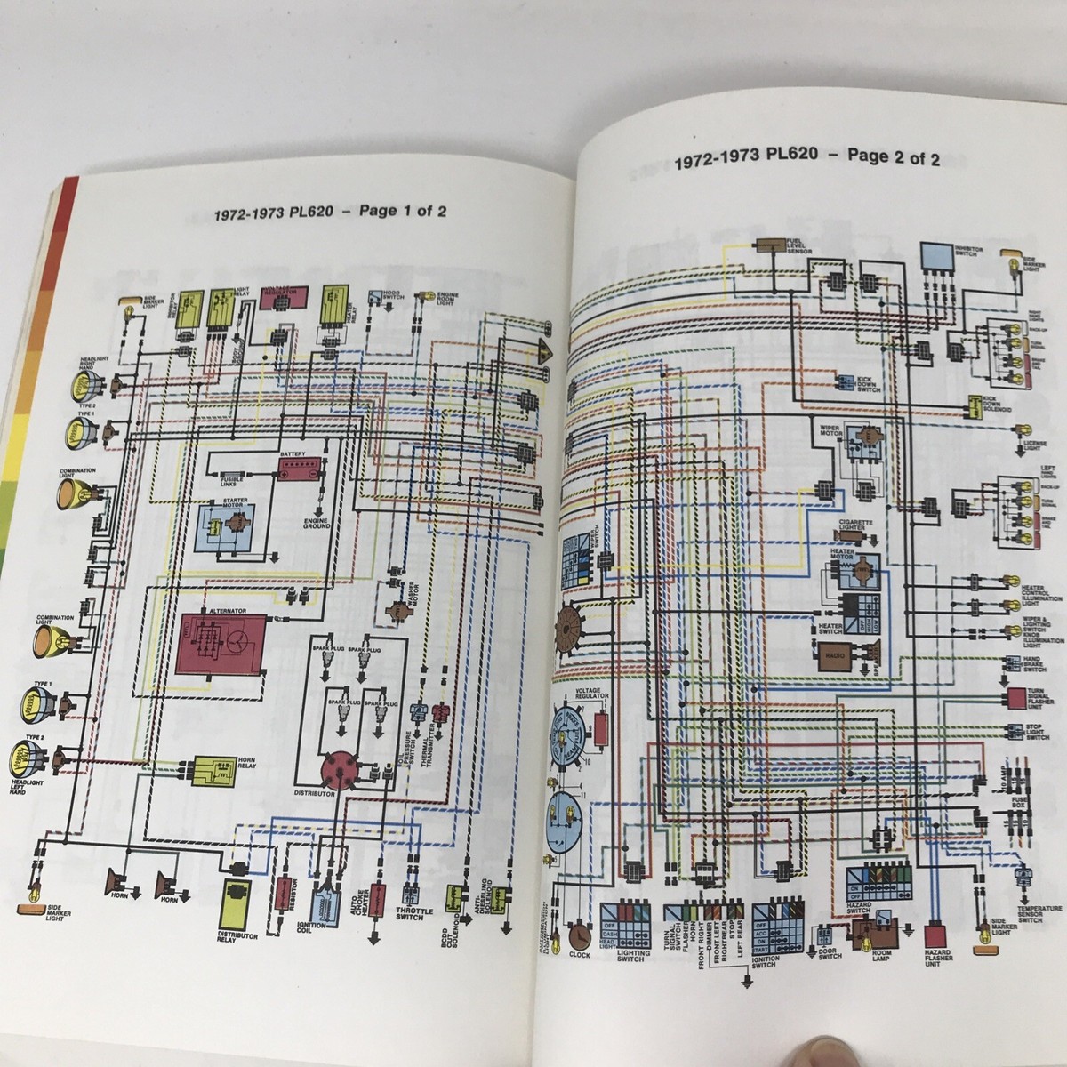 Datsun 620 Pickups 1970-1982 Service Repair Manual Wiring Diagrams