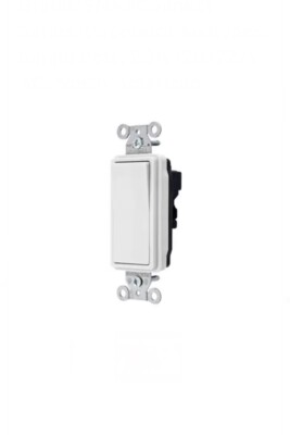 (A)(QTY10) Hubbell SNAP2121WNA Snapconnect Switch 20A 120-277VAC Single Pole 