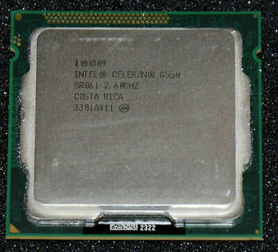 Intel Celeron G550 SR061 Dual Core CPU Processor 2.6GHz 2MB Smart