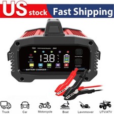 Advanced Car Battery Charger 25a - 12v24v Lifepo4 Lead Acid Maintainer