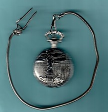 NEW Statue of Liberty Electronic Pocket Watch with NEW battery INSTALLED