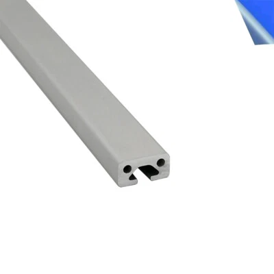 ALCLIPTEC Aluprofil 20x10 mm Nut 5 I-Typ | eloxiert – kompatibel mit item Systemprofil