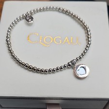 Clogau heart ❤️  Sterling Silver  Bracelet boxed. perfect for valentines 