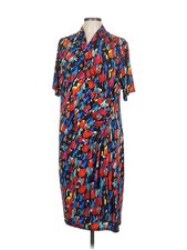 Karen Kane Women Blue Casual Dress L