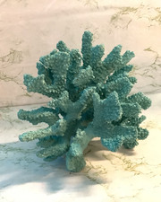 Natural Blue Ridge Coral?  7x7 lovely blue aqua color estate
