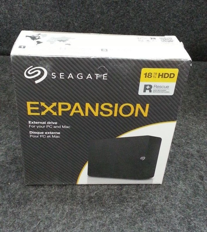 SEAGATE STKP18000402 Expansion HDD External Hard Drive 18TB Black