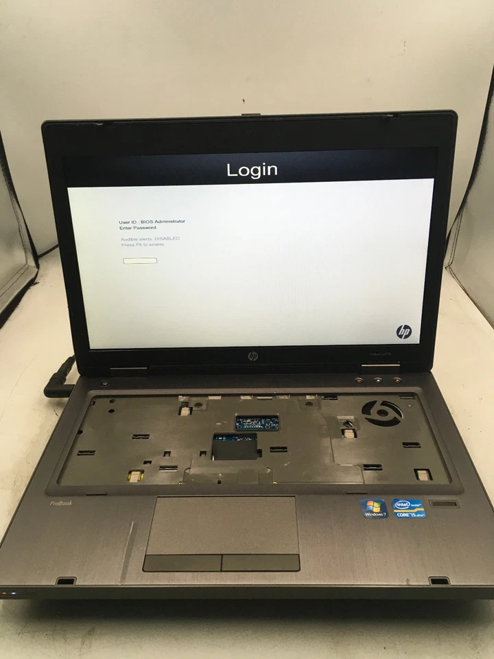 HP PROBOOK 6470B - BOOTS TO BIOS/LOCKED - INTEL I5 3340M - NO RAM - READ DESC-BB - Image 2 of 4