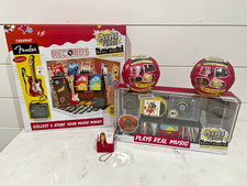 MGA Miniverse Real Music Fender Record Shop, Record Player 2 Balls Lot w/EXTRA