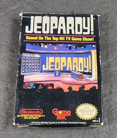 Jeopardy Nintendo Entertainment System NES - CIB Complete Black Box W/ Manual
