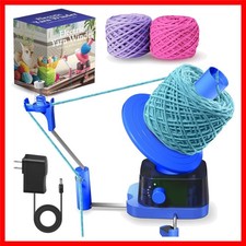Silent Motor Electric Yarn Winder for All Yarn Types - Adjustable Tension Design