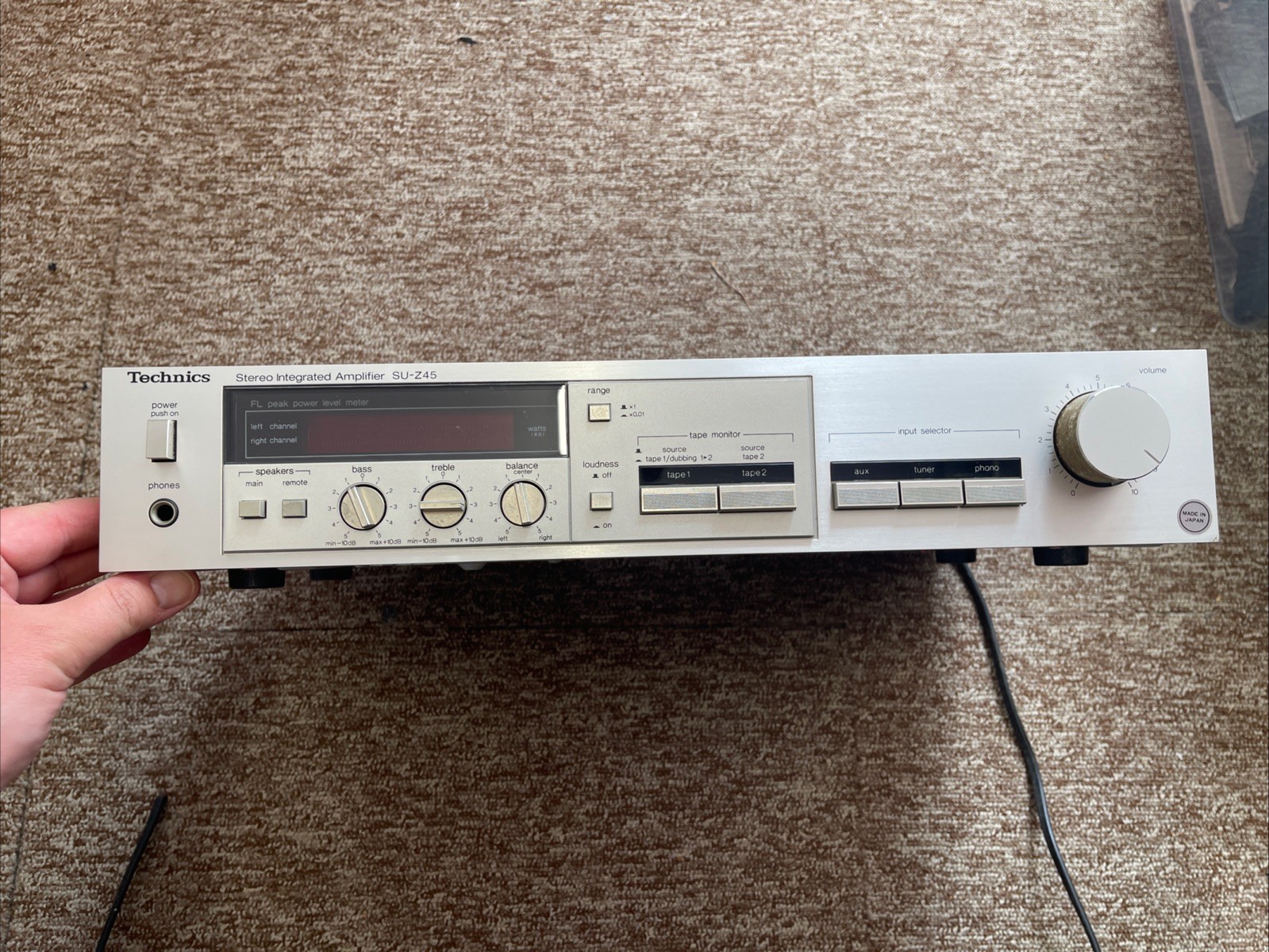Technics SU-Z45 Integrated Amplifier Stereo, Silver (OOP)