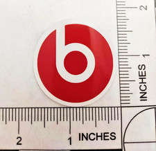 Beats Headphones Glossy Waterproof Logo Decal Sticker 1.75"x1.75"