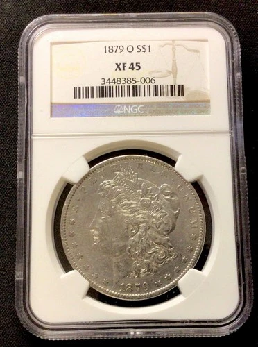 1879 O Morgan Silver 1$! NGC XF 45! ENN Coins