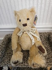FAO SCHWARZ BRAND NEW ALL TAGS MILLENNIUM MOHAIR JOINTED 17" BEAR