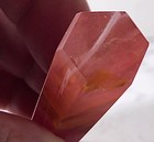 Rare Red Clear Quartz Crystal Point Obelisk Natural Point Raw Gemstone +gift bag — photo 5