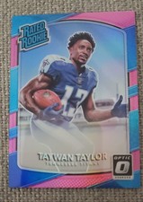 2017 Donruss Optic - Rated Rookie Taywan Taylor #165 Pink Prizm (RC)