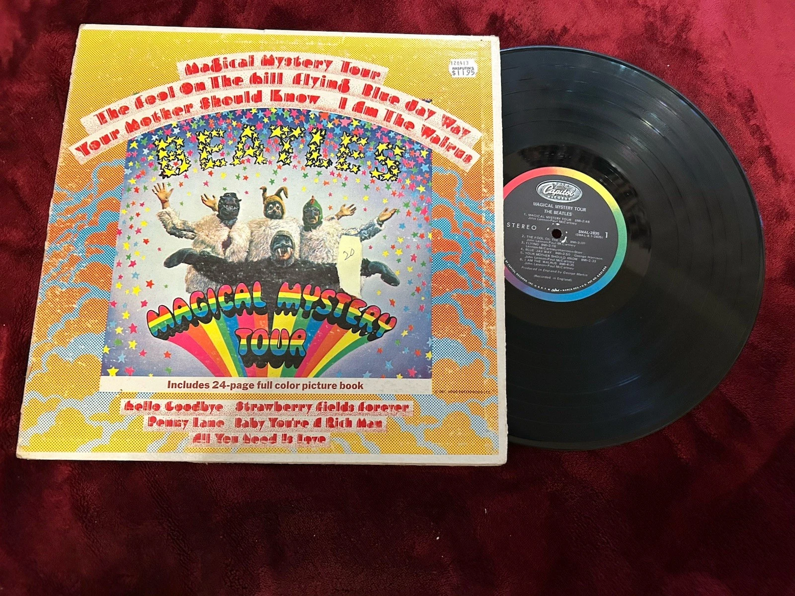 Magical Mystery Tour by Beatles (Record, 2012) Nr Mint No Picture Book