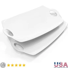 Turkey Platter for Thanksgiving 16 in Serving Tray with Handles Serving Platter 