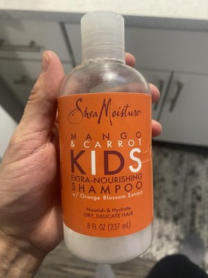 SheaMoisture Extra-Nourishing Shampoo hair care for Kids Mango Carrot with Shea 