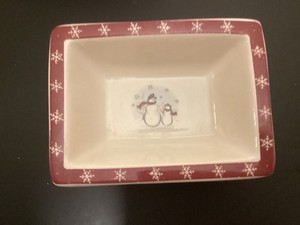Royal Seasons snowmen stoneware 5 dishes