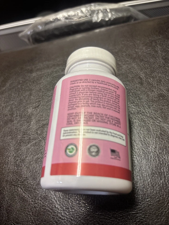 1 botella de vitaminas de apoyo para la menopausia para mujeres | 60 comprimidos por botella Foto 2 de 3