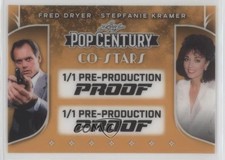 2025 Leaf Metal Pop Century Co-Stars 1/1 Fred Dryer Stepfanie Kramer #CS-11 10no