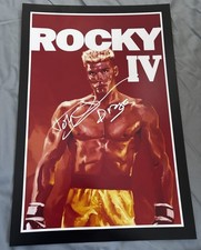 Dolph Lundgren Signed 12x18 Photo Rocky IV