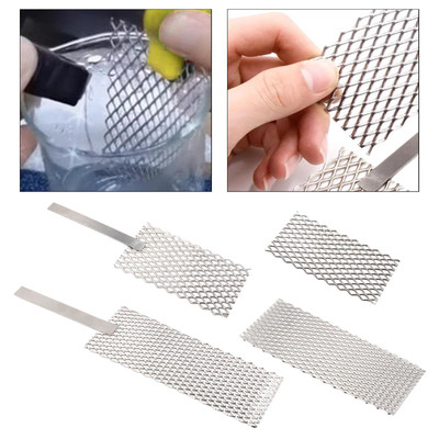 Titan Mesh Schmuck Beschichtung Platte für Metallverarbeitung Renovierung Rhodium