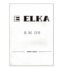 ELKA RM-110 Service Manual repair Schematic diagrams Schaltplan Schema elettrico