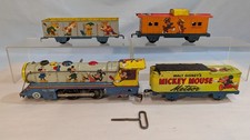 MARX ORIG #934 MICKEY MOUSE METEOR CLOCKWORK FREIGHT SET W KEY (WS421)....TK