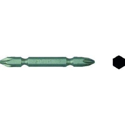 HiKOKI Phillips Screwdriver Bit No. 2 45mm Length 6.35mm Pack of 10 0030-7641