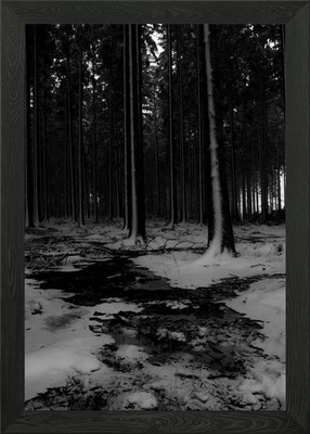 Kleiner See gerahmtes Wandbild Poster Leinwanddruck Bild
