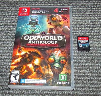 #ad Oddworld Anthology The Unlikely Heroes Collection for Nintendo Switch $34.95