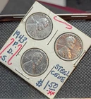 1943 PDS Lincoln Steel Wheat Cent Penny Set