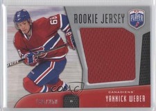 2009-10 Upper Deck Be a Player Rookie Jersey 165/250 Yannick Weber #RJ-YW 0x1