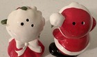 Lefton 1667 Mr. & Mrs. Claus with Accordion and Guitar Salt & Pepper Shaker Set — photo 5