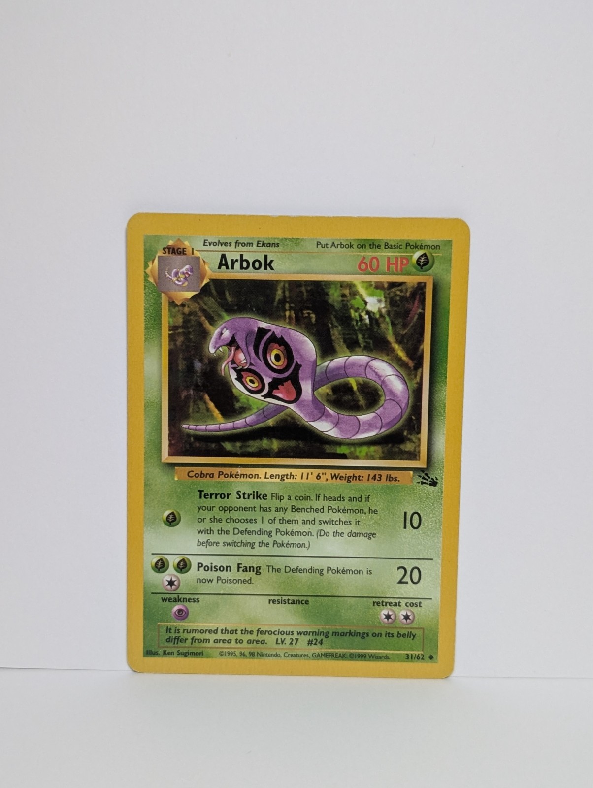 Arbok 31/62 Fossil (Unlimited) - MP