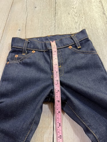 Vintage Levi’s Boys Orange Tab Bell Bottom Flair Jeans Size 4T - Picture 7 of 9