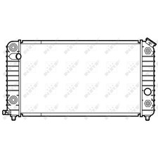 Kühler Wasserkühler Motorkühler Aluminium für Chevrolet Blazer S10