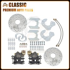 New Fits For Ford 9 Inch Bolt-on Rear Disc Brake Kit W E-brake Caliper