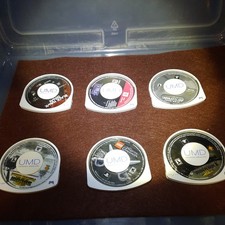 PSP UMD ONLY GAME LOT - 5 Games, 1 Movie- Great Condition 
