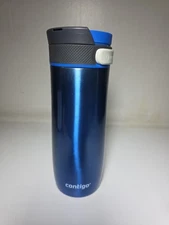Contigo AUTOSEAL Transit Stainless Steel Travel Mug 16oz - Blue W/White &Gray L