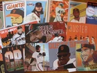 14 SF Giants Authentic Fan Posters Cheer Cards-Bruce Bochy/Posey/Belt/Crawford